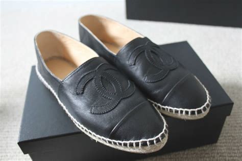 leather chanel espadrilles replica